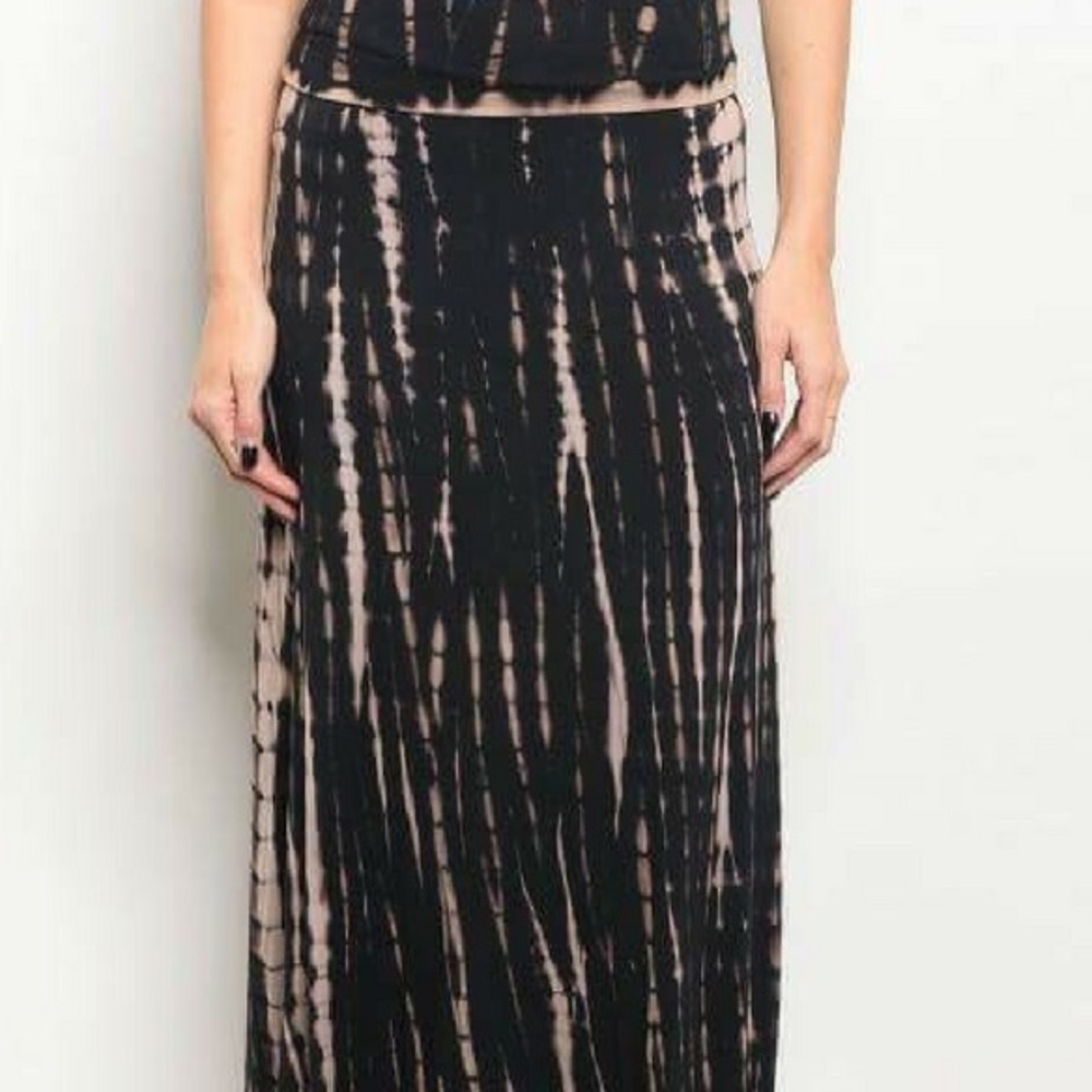 Cassie Tie Dye Maxi Skirt